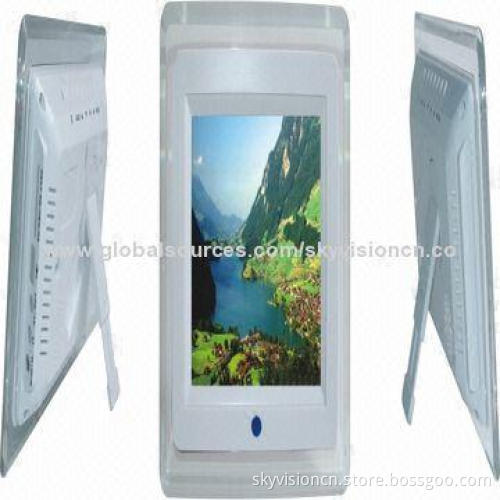 7-inch Digital Photo Frame with Lighter, Various Color Change